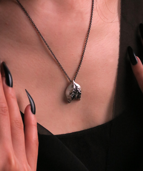 Blood tear pendant &amp; necklace